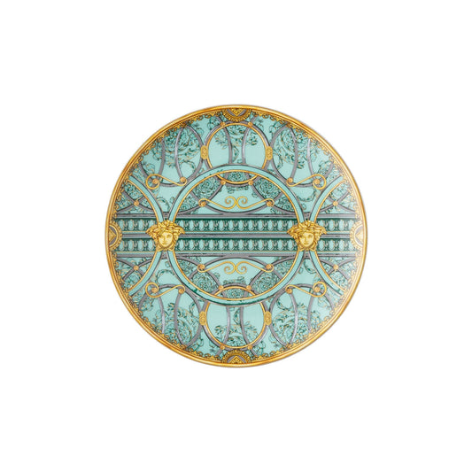 Versace Scala Palazzo Verde Plate 21 cm front view