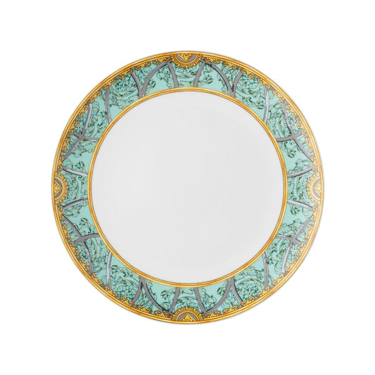 Versace Scala Palazzo Verde Plate 28 cm front view