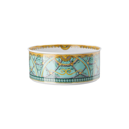 Versace Scala Palazzo Verde Bowl 22 cm front view