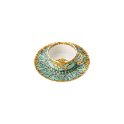 Versace Scala Palazzo Verde Cup/Saucer 4 low alternate view 2