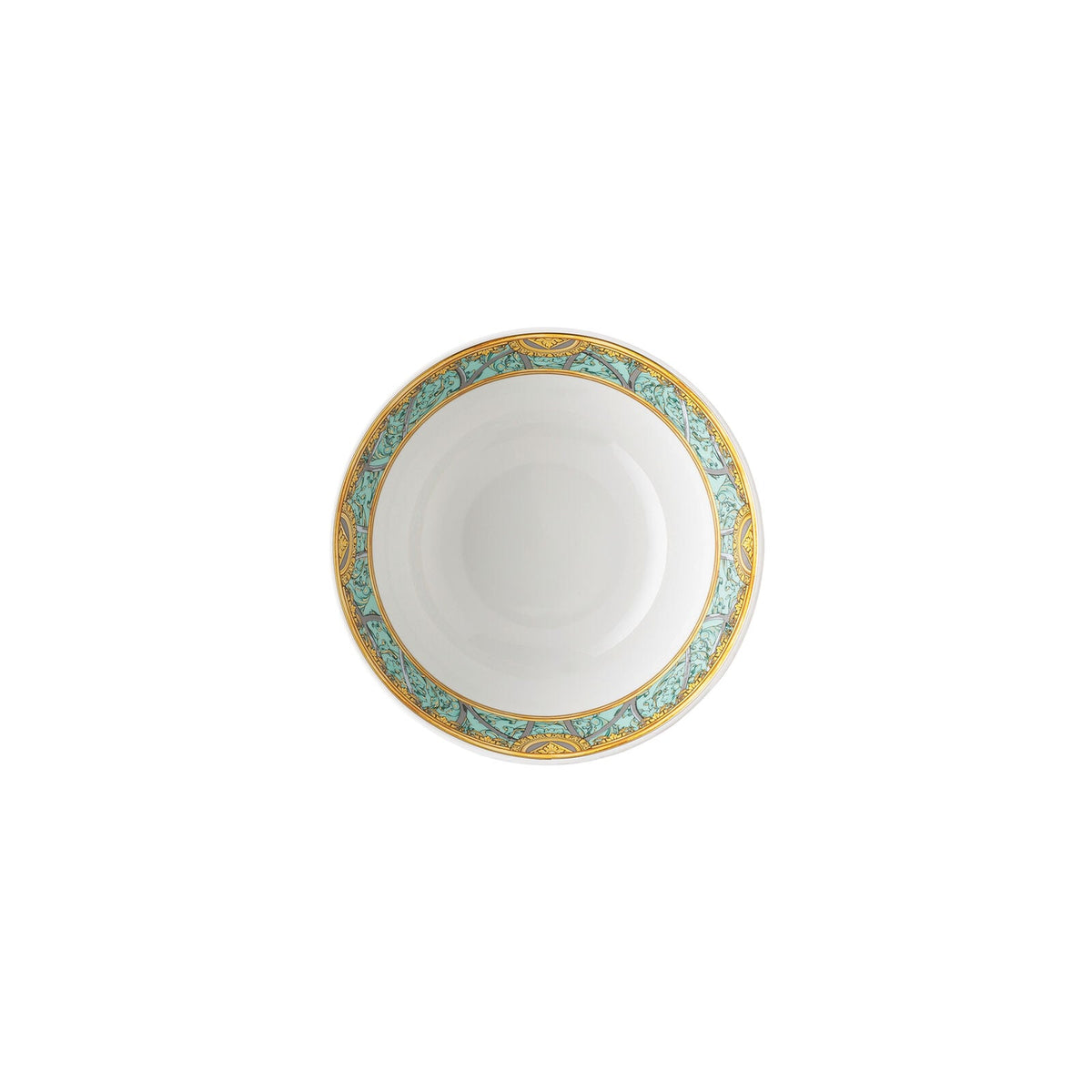 Versace Scala Palazzo Verde Cereal bowl 15 cm front view