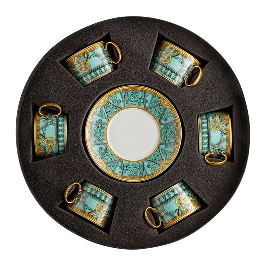 Versace Scala Palazzo Verde Set 6 c&s 4 low front view
