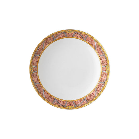 Versace Scala Palazzo Rosa Plate 22 cm deep front view