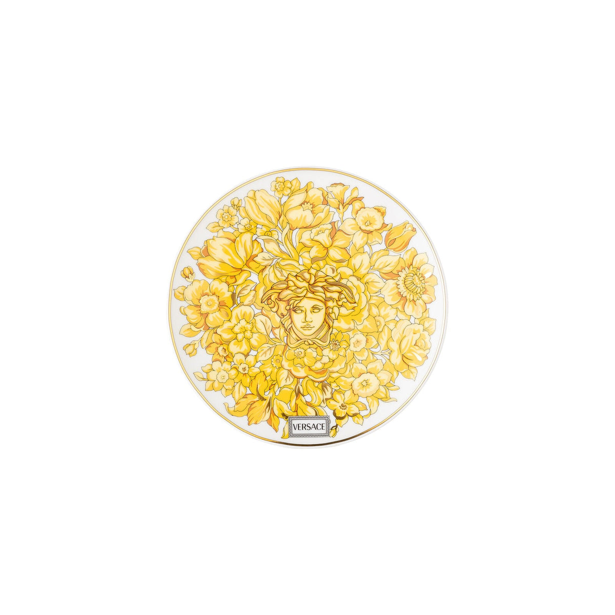 Versace Medusa Rhapsody Side Plate – 17 cm front view