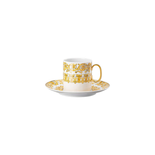 Versace Medusa Rhapsody Cup/Saucer 4 tall front view