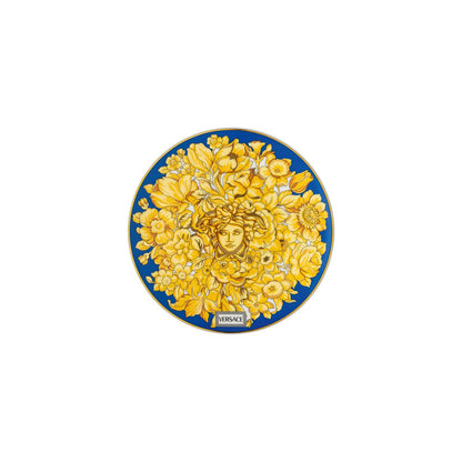 Versace Medusa Rhapsody Blue Plate 17 cm front view