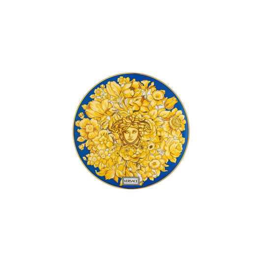 Versace Medusa Rhapsody Blue Plate 17 cm front view