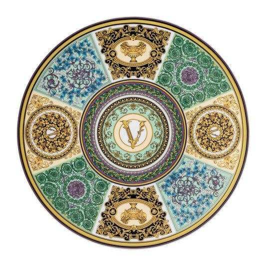 Versace Barocco Mosaic Service Plate 33 cm front view