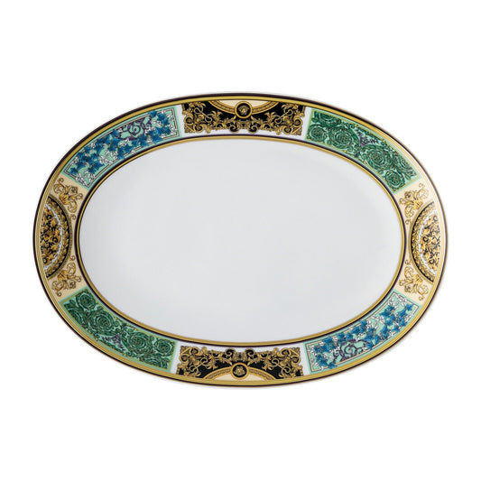 Versace Barocco Mosaic Platter 33 cm front view