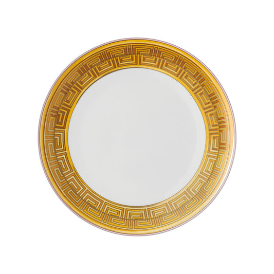 Versace Medusa Amplified Pink Coin Plate 28 cm front view
