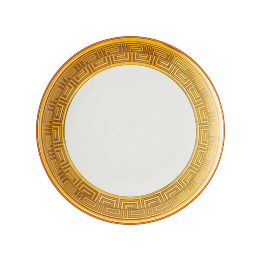 Versace Medusa Amplified Orange Coin Plate 28 cm front view