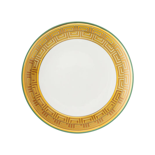 Versace Medusa Amplified Green Coin Plate 28 cm front view