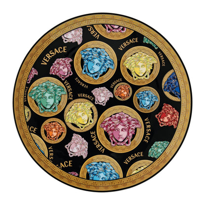 Versace Medusa Amplified Service Plate 33 cm front view
