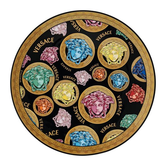 Versace Medusa Amplified Service Plate 33 cm front view