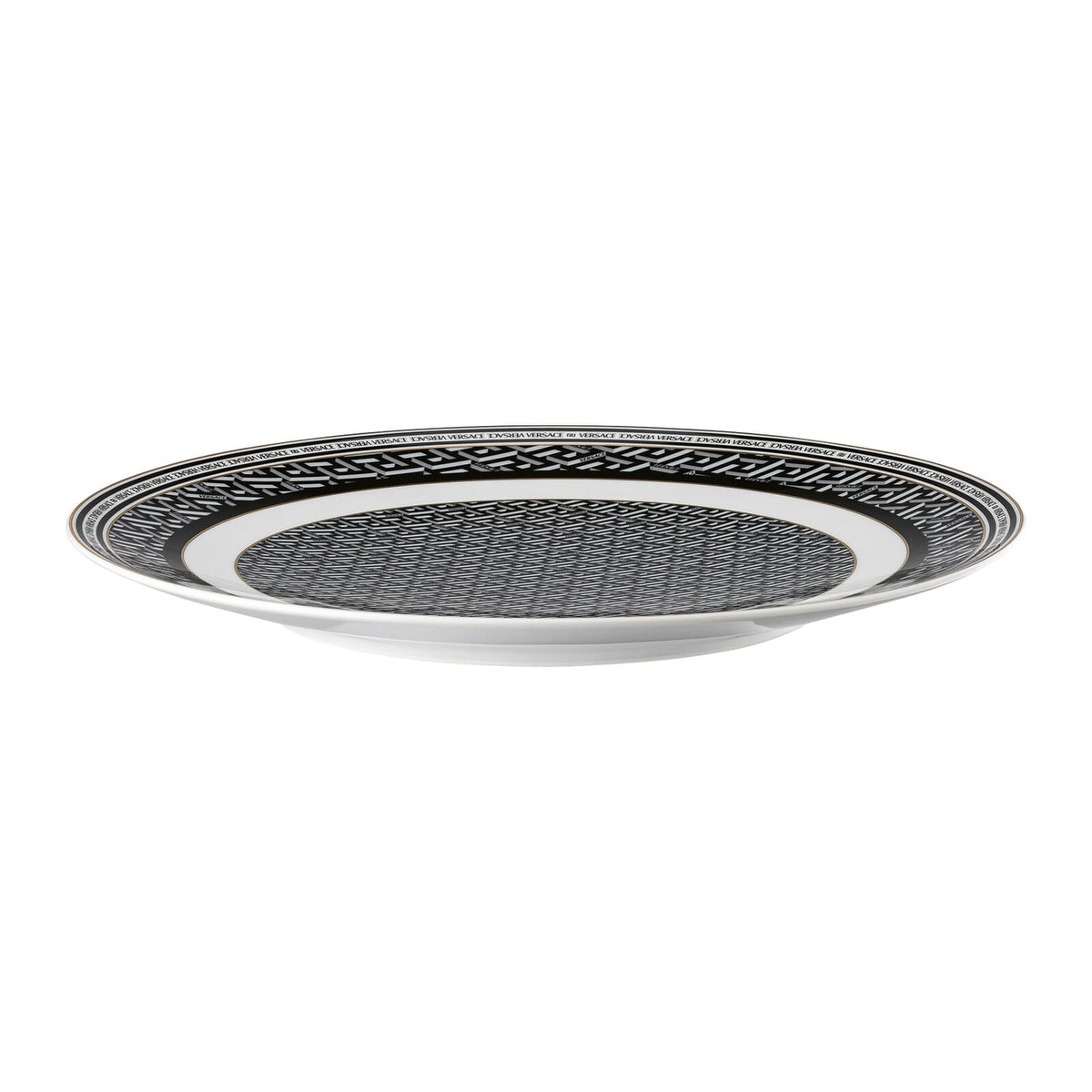 Versace La Greca Signature Black Service Plate 33 cm alternate view 2
