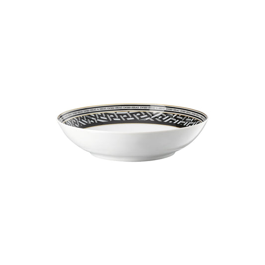 Versace La Greca Signature Black Plate 22 cm deep alternate view 2