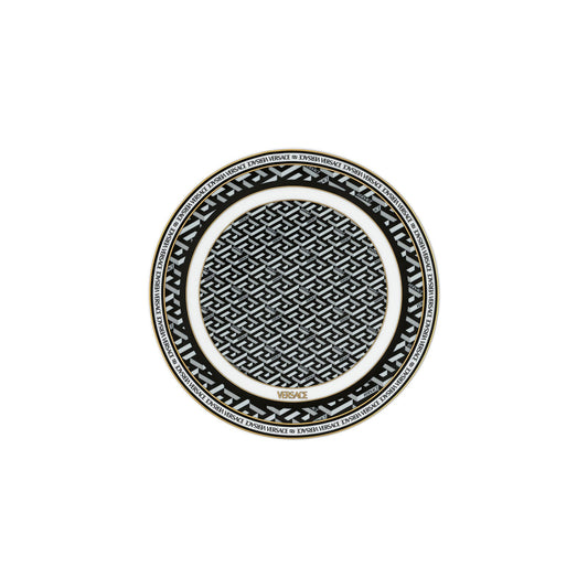 Versace La Greca Signature Black Lid for bowl 18 cm front view