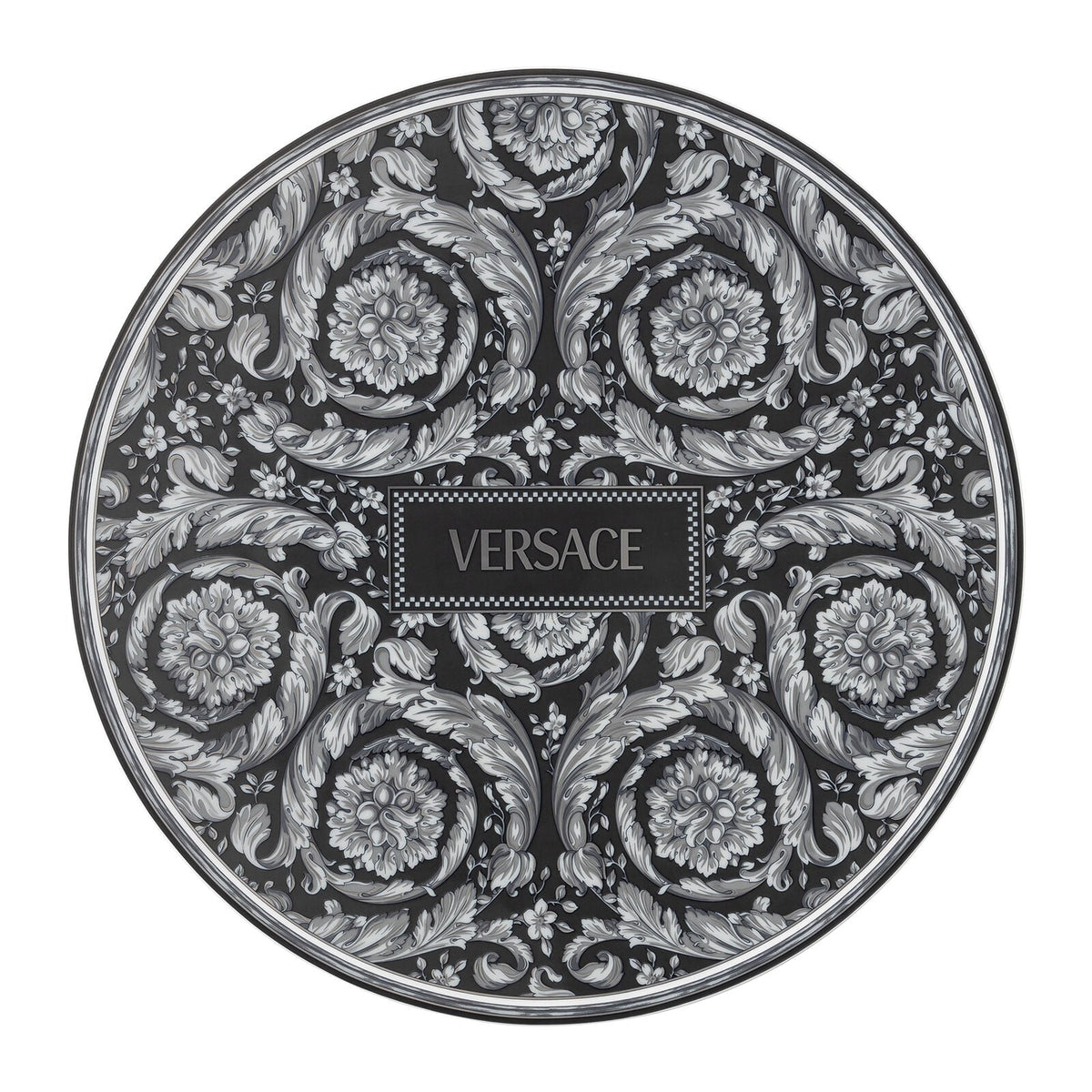 Versace Barocco Haze Service Plate 33 cm front view