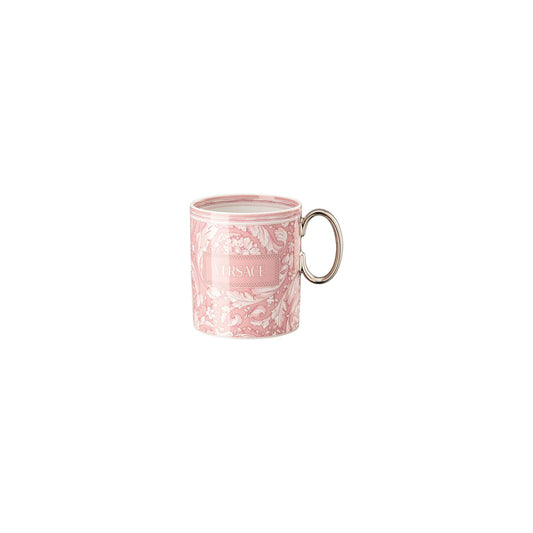 Versace Barocco Rose Mug with handle front view
