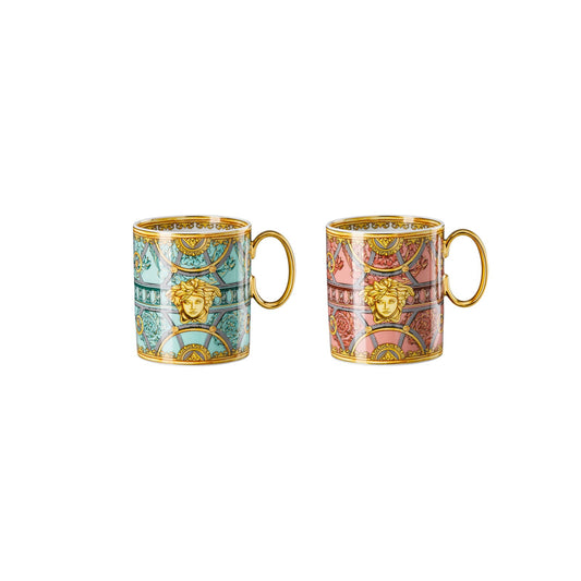 Versace La Scala del Palazzo Set 2 mugs w. handle front view