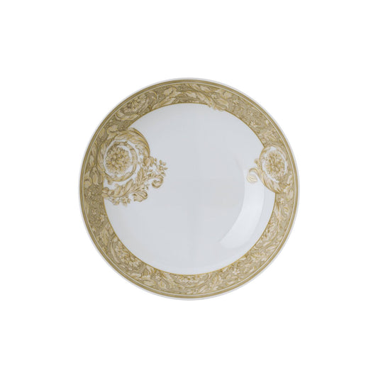 Versace Barocco Beige Plate 22 cm deep front view