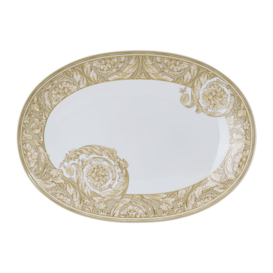 Versace Barocco Beige Platter 38 cm front view