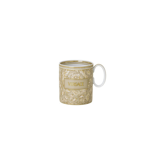 Versace Barocco Beige Mug with handle front view
