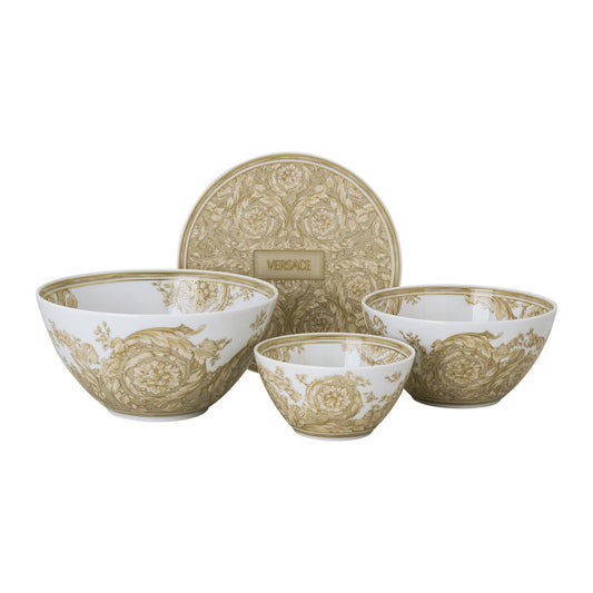 Versace Barocco Beige Bowl set 4 pcs. front view