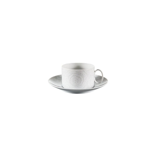 Versace Barocco '92 Bianco Cup/Saucer 4 low front view