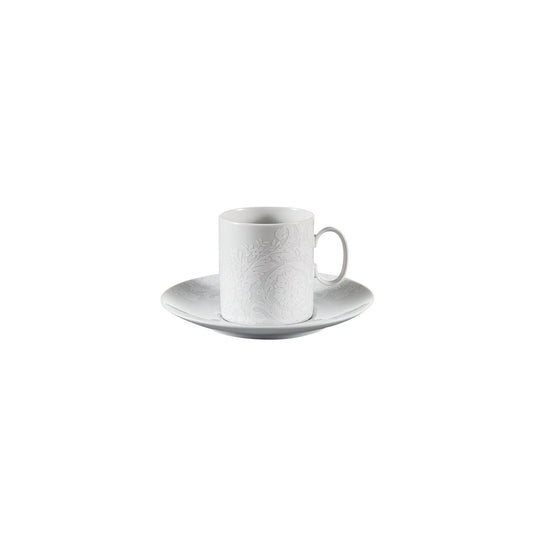 Versace Barocco '92 Bianco Cup/Saucer 4 tall front view
