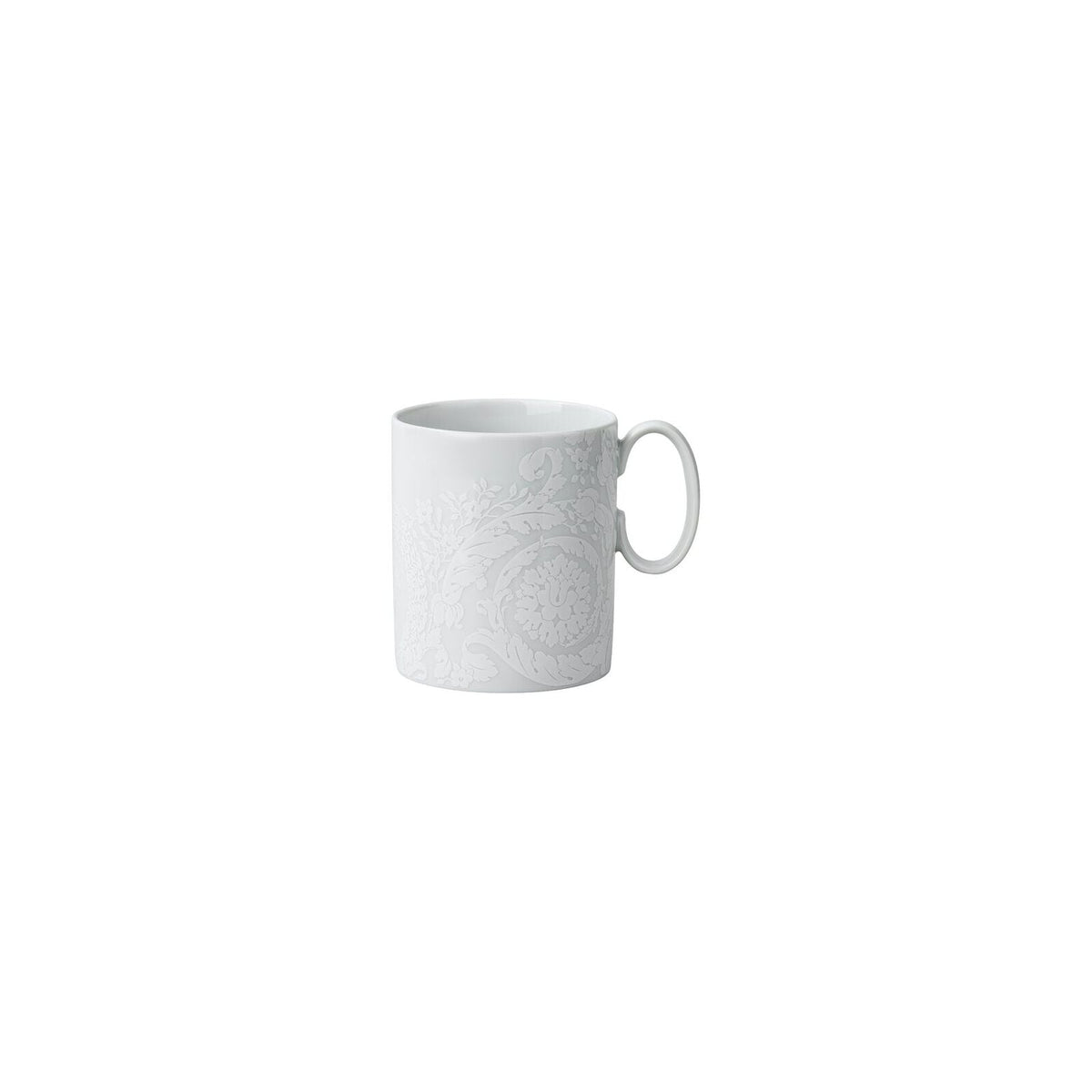 Versace Barocco '92 Bianco Mug with handle front view
