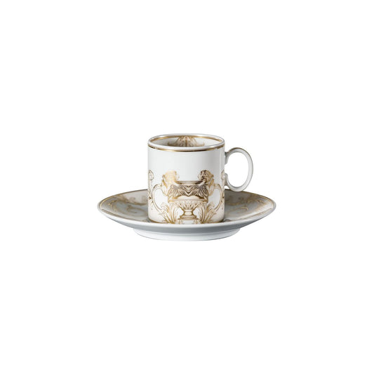 Versace La Coupe des Dieux Espresso Cup/Sauc. front view