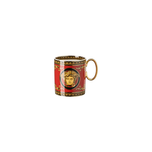Versace Medusa Mug with handle front view