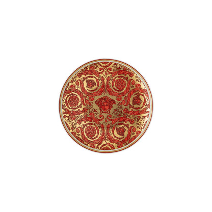 Versace Medusa Garland Red Plate 17 cm - Front View