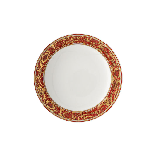 Versace Medusa Garland Red Plate 22 cm deep - Front View