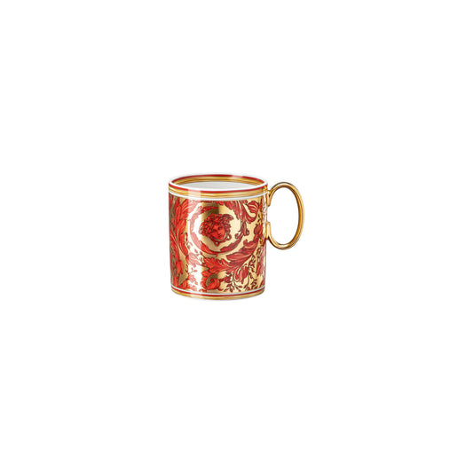 Versace Medusa Garland Red Mug with handle - Front View