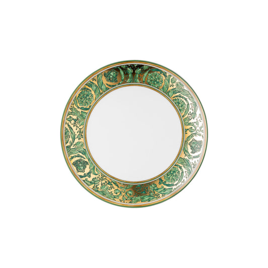 Versace Medusa Garland Green Plate 21 cm - Front View
