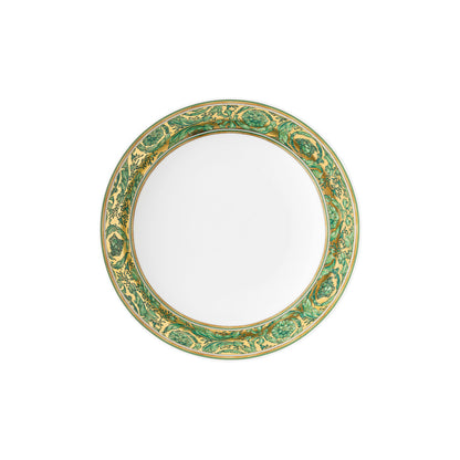 Versace Medusa Garland Green Plate 22 cm deep - Front View