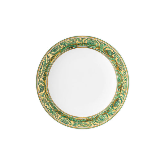 Versace Medusa Garland Green Plate 22 cm deep - Front View