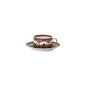 Versace I Love Baroque Holiday Teacup & Saucer front view