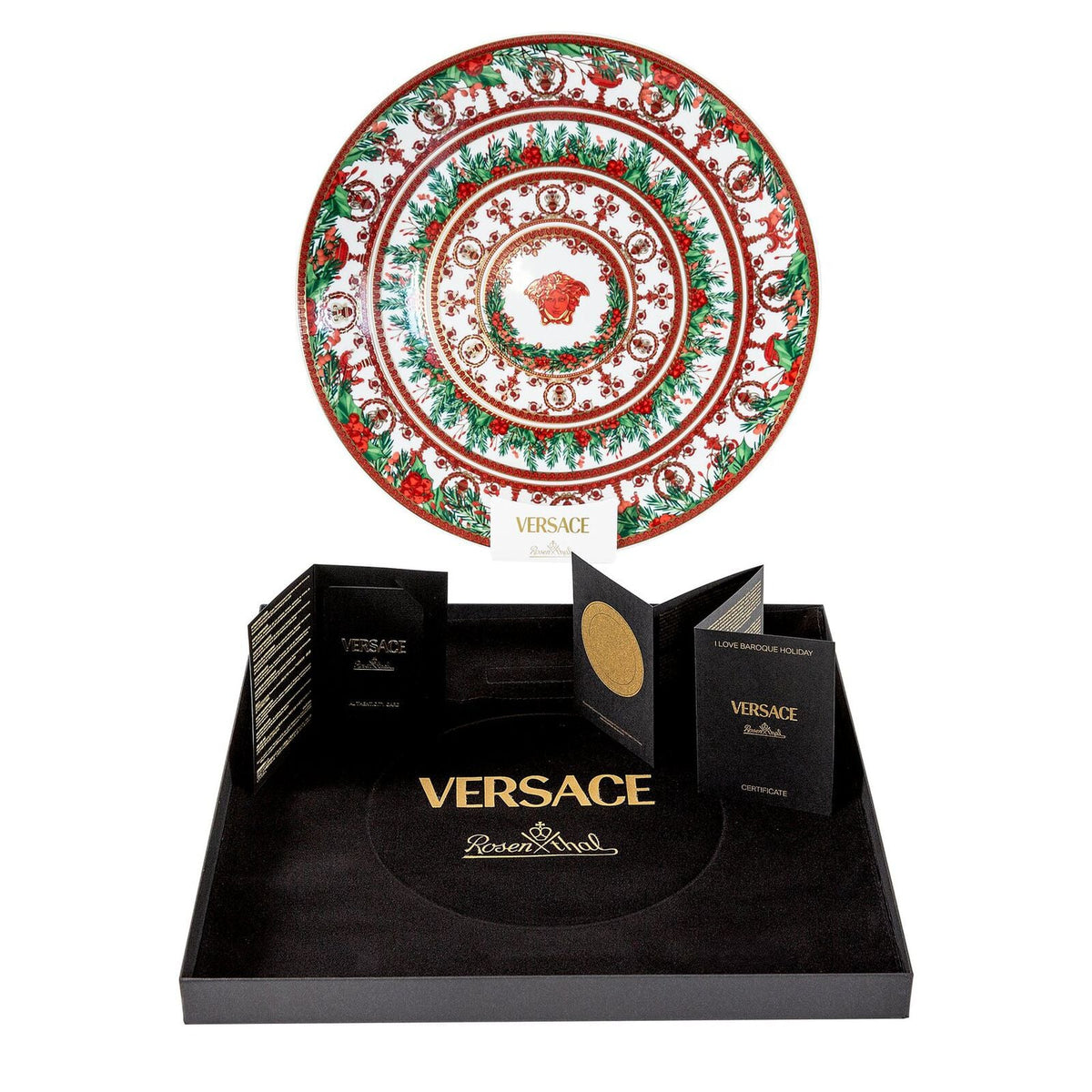 Versace I Love Baroque Holiday Christmas Plate 2025 alternate view 6