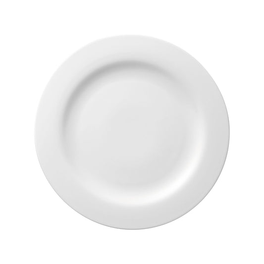 Rosenthal White Rosenthal Moon White Rim Plate 28 cm front view