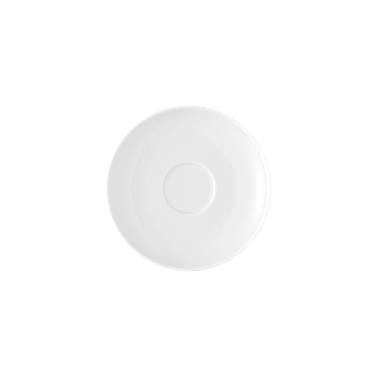 Rosenthal White Rosenthal Moon White Creamsoup Saucer front view