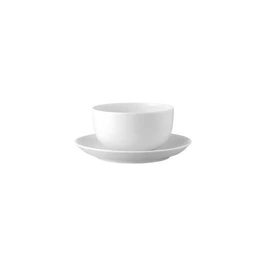 Rosenthal White Rosenthal Moon White Sauce-Boat 2 pcs. front view