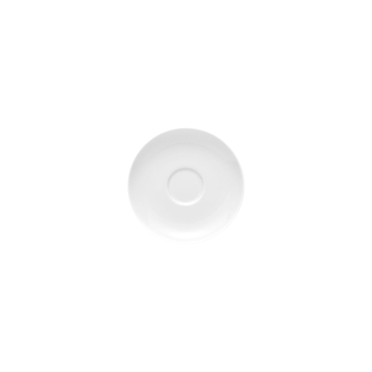 Rosenthal White Rosenthal Moon White Espresso Saucer front view