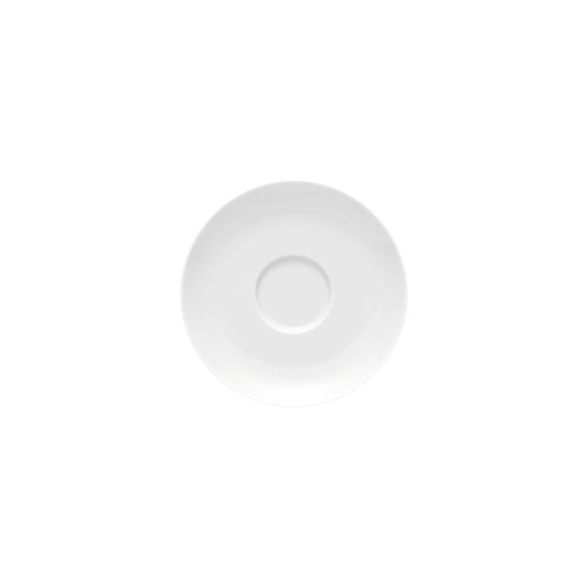 Rosenthal White Rosenthal Moon White Saucer 4 tall front view