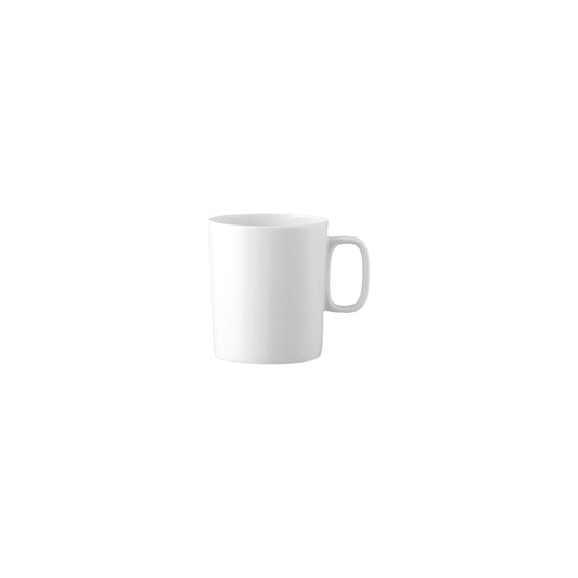 Rosenthal White Rosenthal Moon White Mug with handle front view