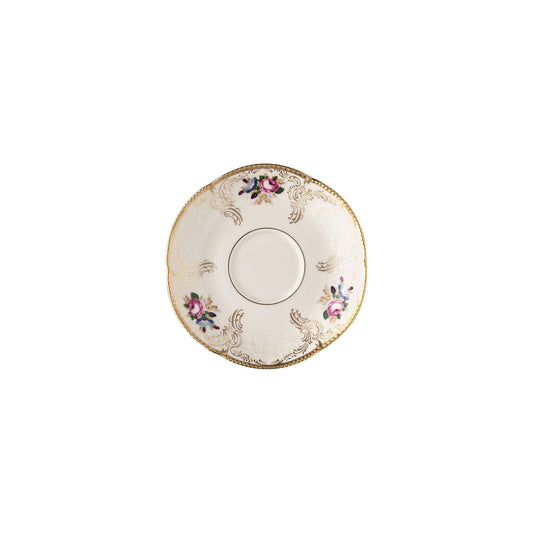 Rosenthal Diplomat Rosenthal Sanssouci Ivory (Sanssouci Ivory) Diplomat Saucer 4 tall front view