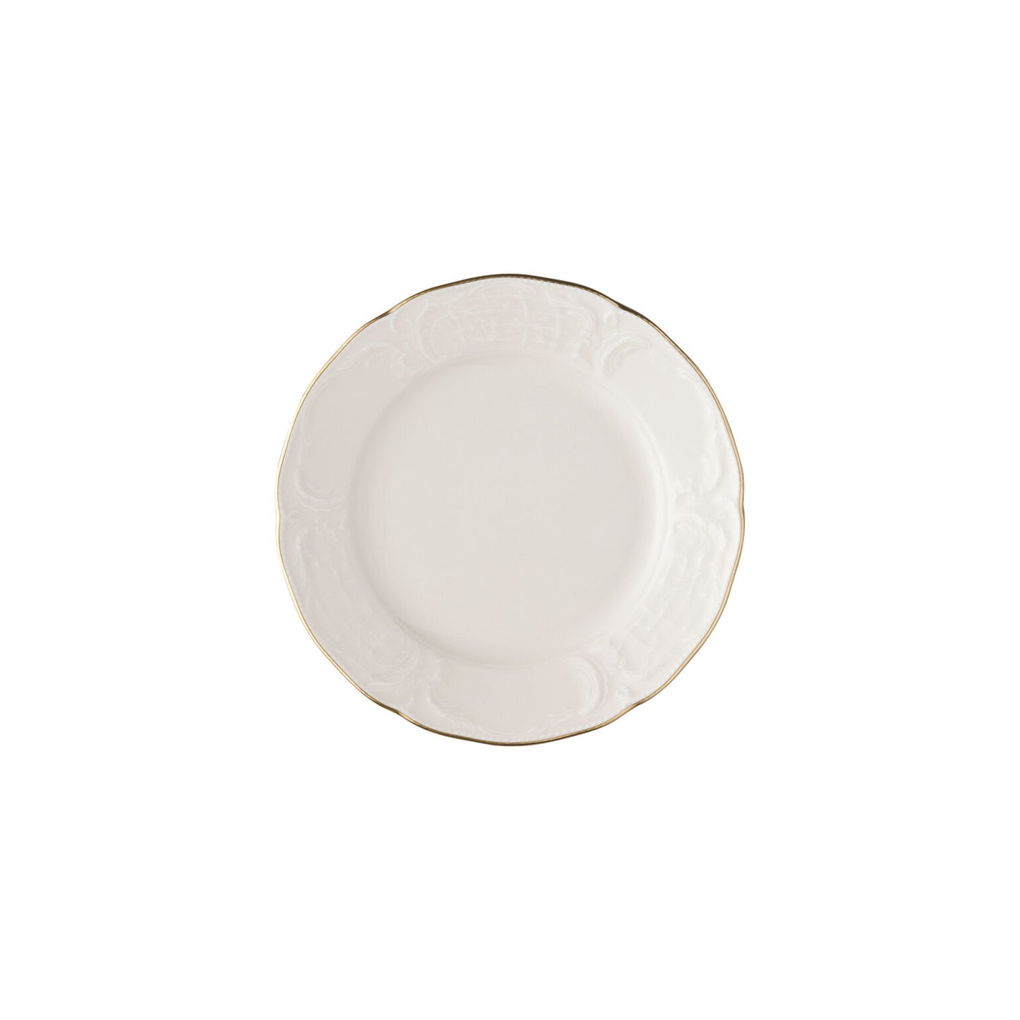 Rosenthal Gold Rosenthal Sanssouci Ivory (Sanssouci Ivory) Gold Plate 17 cm front view