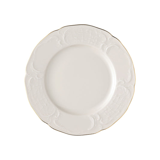 Rosenthal Gold Rosenthal Sanssouci Ivory (Sanssouci Ivory) Gold Plate 26 cm front view